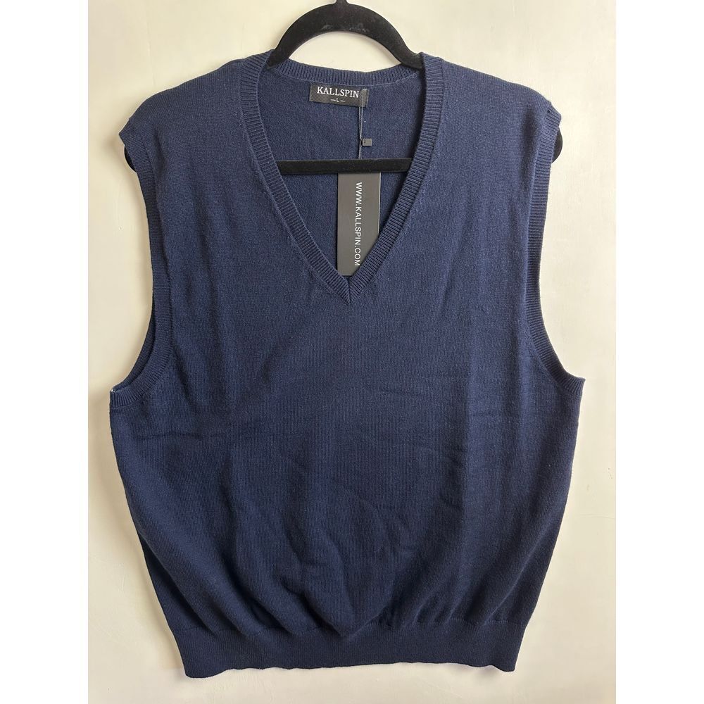 Kallspin Men's Sleeveless Sweater Vest Large NWT‎